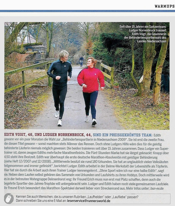 Artikel Runners World 2009