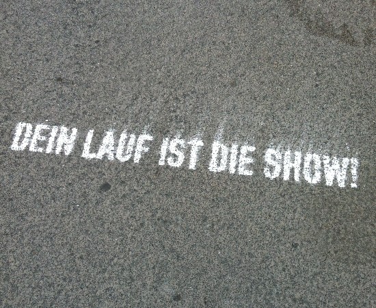 Dein Lauf ist die Show